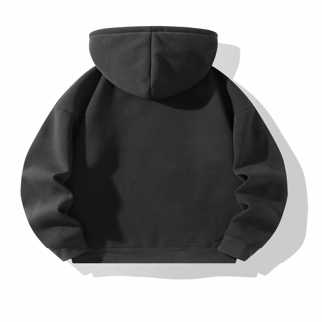 Casual Zip-Up Hoodie