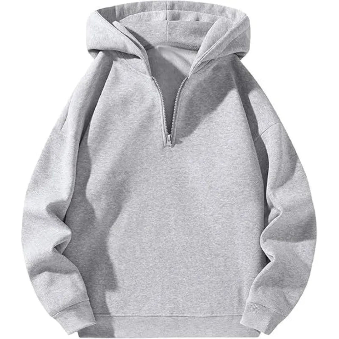 Casual Zip-Up Hoodie