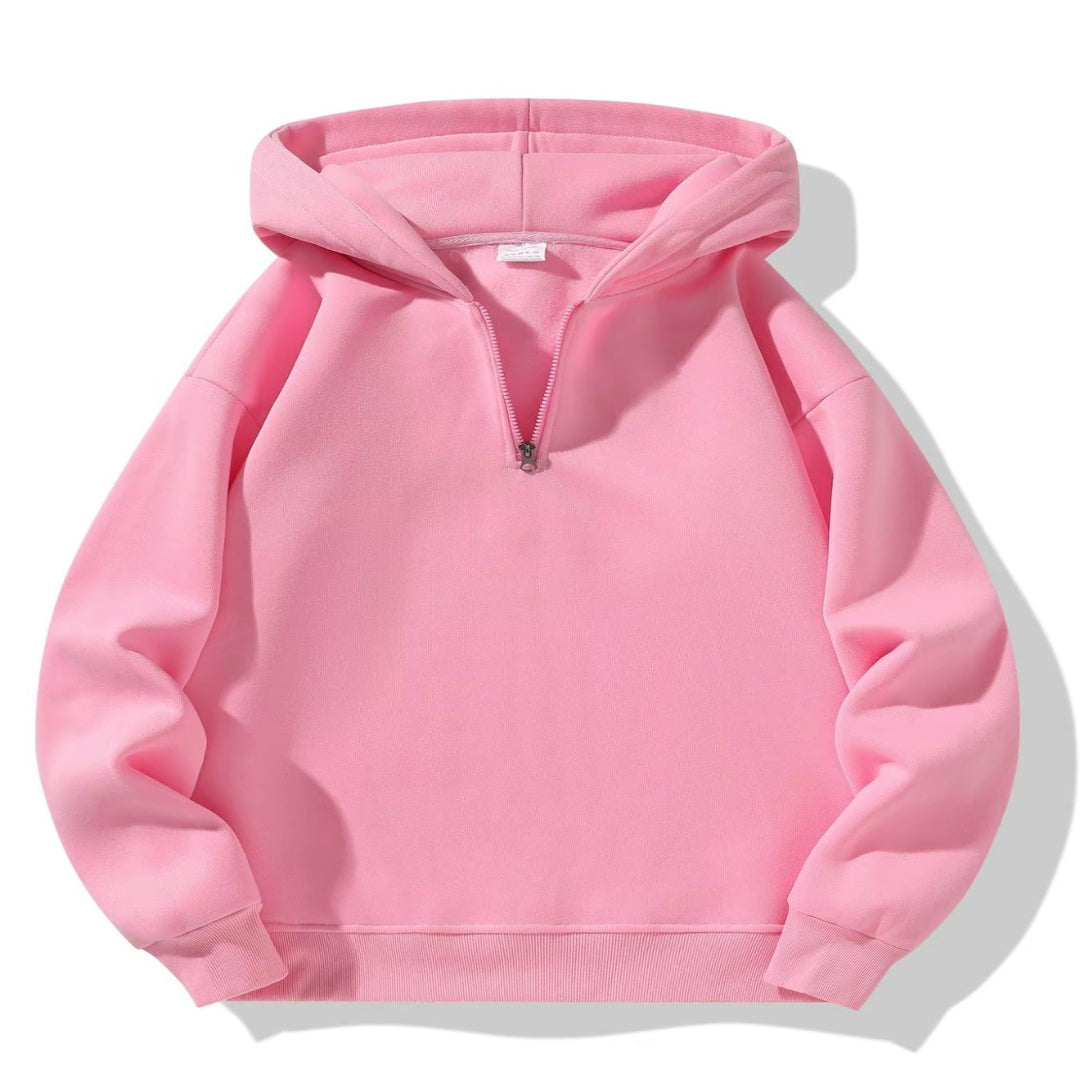 Casual Zip-Up Hoodie