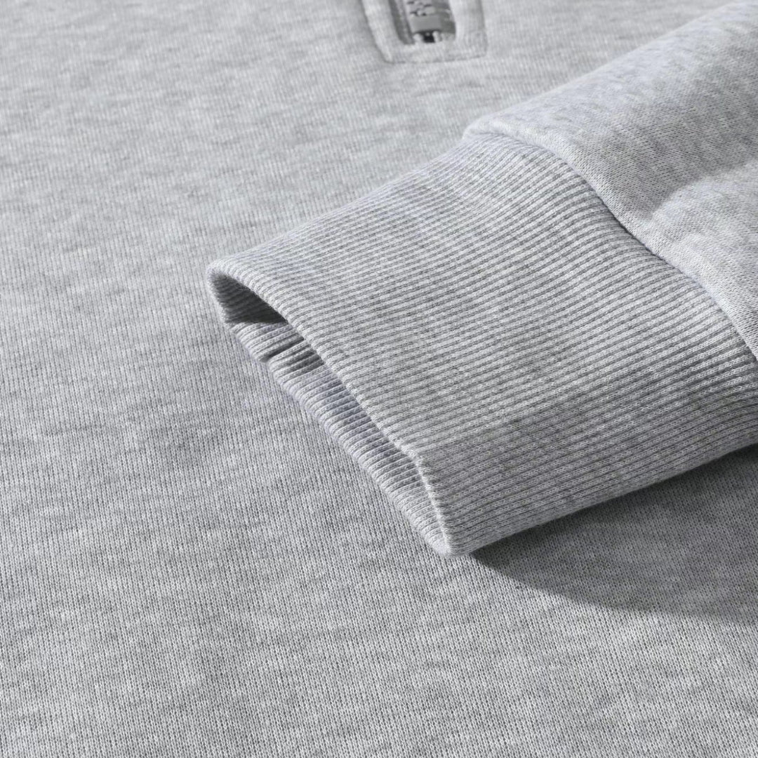 Casual Zip-Up Hoodie