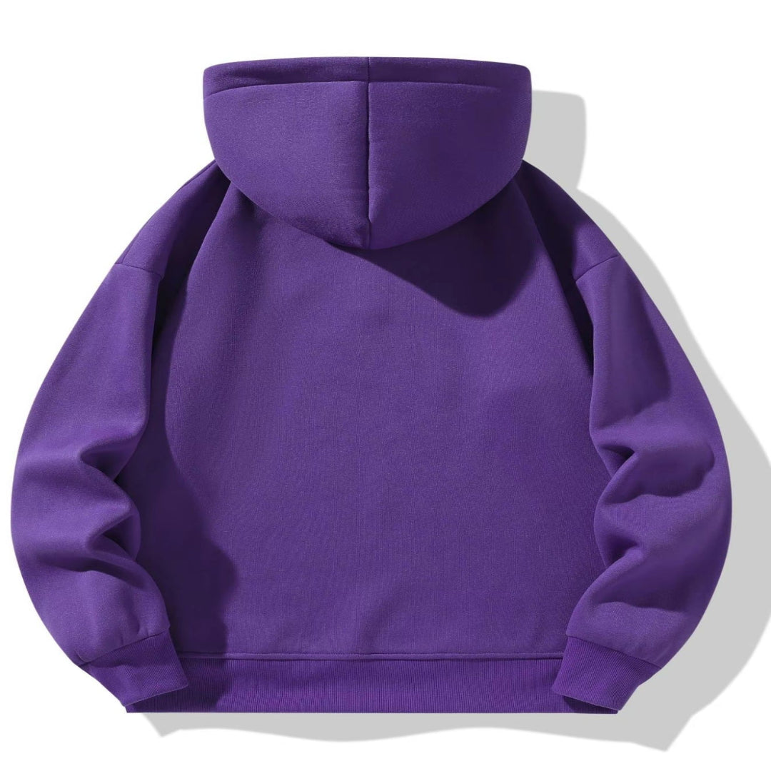 Casual Zip-Up Hoodie