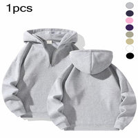 Casual Zip-Up Hoodie