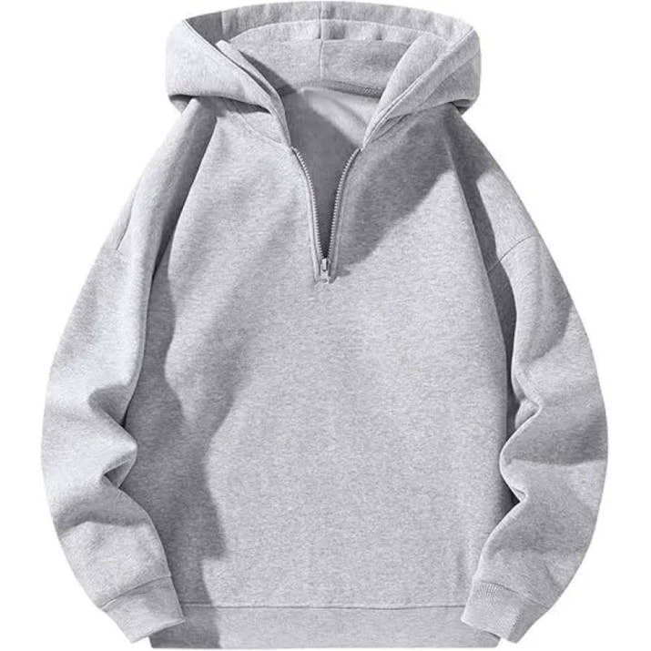 Casual Zip-Up Hoodie
